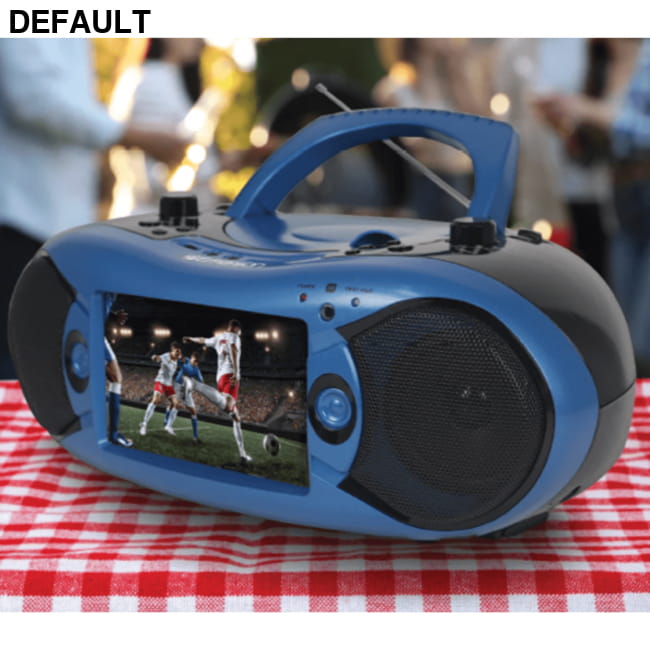 Emerson 7’’ Bluetooth DVD Boombox with AMFM Radio & Stereo Probable Players Best Selling Products Electronics