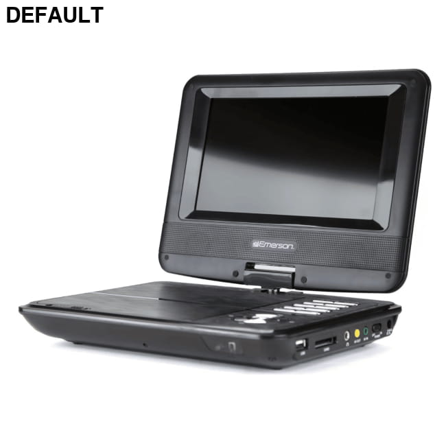Emerson 7-Inch DVD Player with Built-in Speaker Black / US Portable Players Audio Accessories