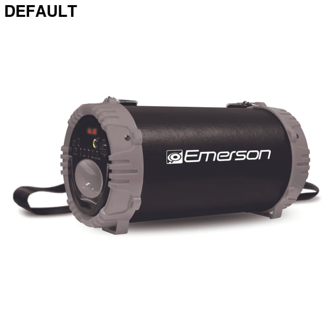 Emerson Portable Bluetooth Speaker with LED Lighting Gray Mini Speakers
