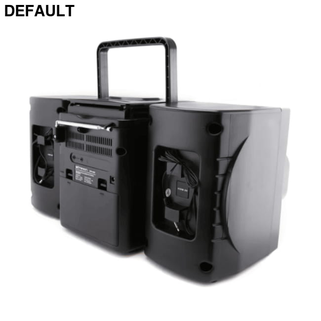 Emerson Portable CD & Cassette Stereo Boombox with AMFM Black Players