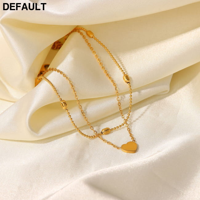 European and American INS style heart-shaped pendant oval JDA201026 Necklaces