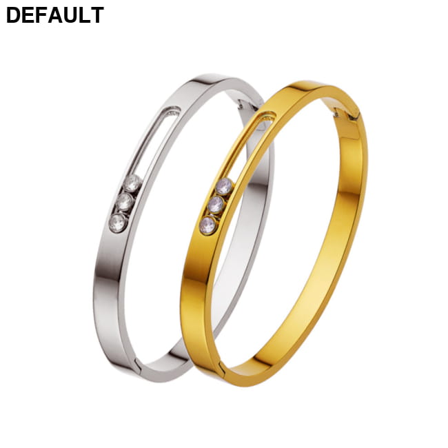 European and American titanium steel buckle women’s Sterling Silver Bracelets