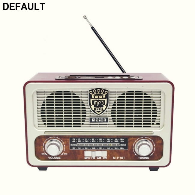 Export Desktop Retro Radio Full Band Bluetooth Speaker Portable Radios Speakers