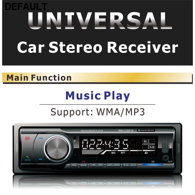 EZONETRONICS Car Bluetooth FM MP3 Stereo Radio Receiver Aux default Audio Motor Vehicle A/V Players & In-Dash Systems