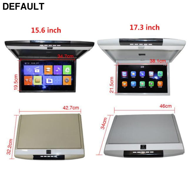 Factory manufacturer 13.3 /15.6/17.3 inch MP5 overhead car Ceiling & Headrest Monitors TV Monitor Mounts