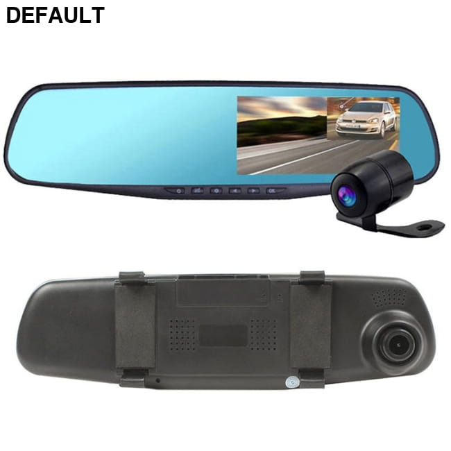 Factory wholesale Car Dash Cam 4.3’’ LCD FHD 1080p Dual None / Black DVR Cameras Video