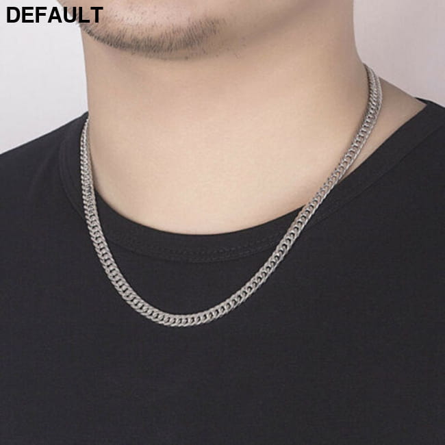 Fashion brand 925 Sterling Silver Necklace for men’s Men Necklaces