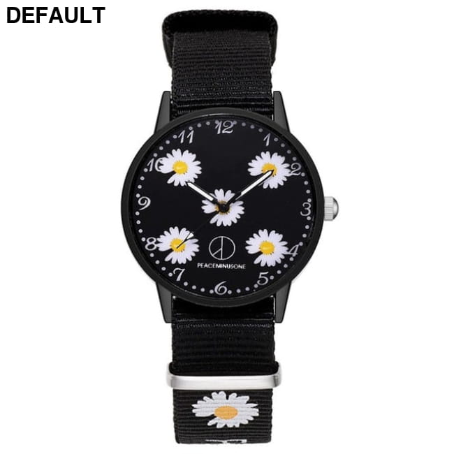 Fashion Daisy Flowers Nylon Band Watches For Women Casual five Best Selling Products