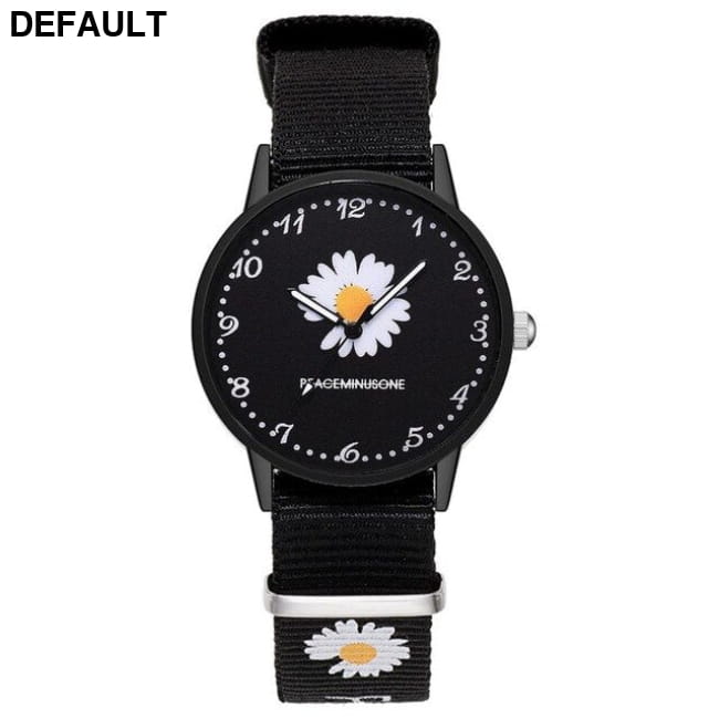 Fashion Daisy Flowers Nylon Band Watches For Women Casual one big Best Selling Products