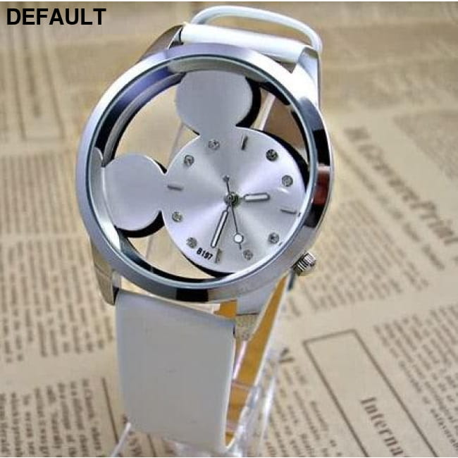 Feminino Mickey Watch White Women Watches