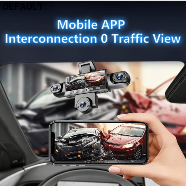 Five Camera Driving Recorder 1080P High-definition Night lens with WiFi Car DVR Cameras Dash Video