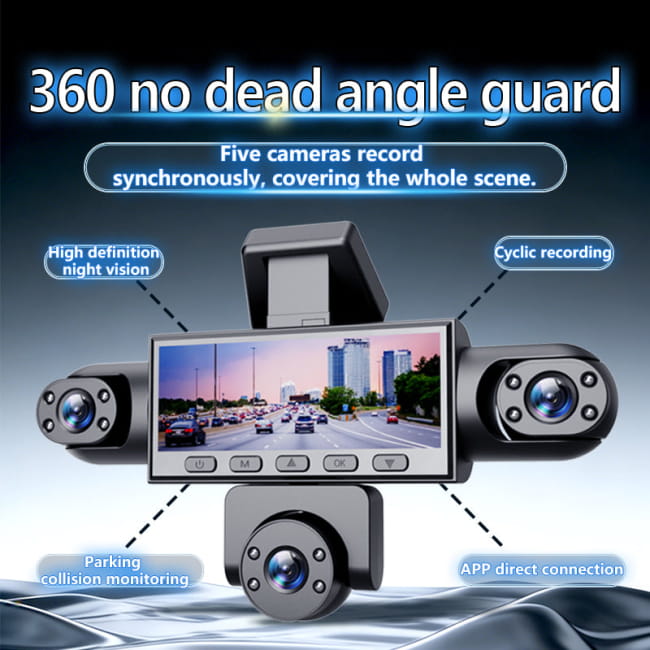 Five Camera Driving Recorder 1080P High-definition Night lens with WiFi Car DVR Cameras Best Selling Products Dash Video