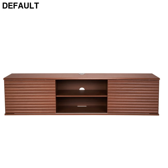 Floating TV Stand 60’’ Wall Mount Entertainment Center walnut Home Stands Centers &