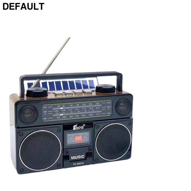 FP-2382-S Bluetooth Speaker Portable Outdoor Retro Audio Black Speakers Electronics