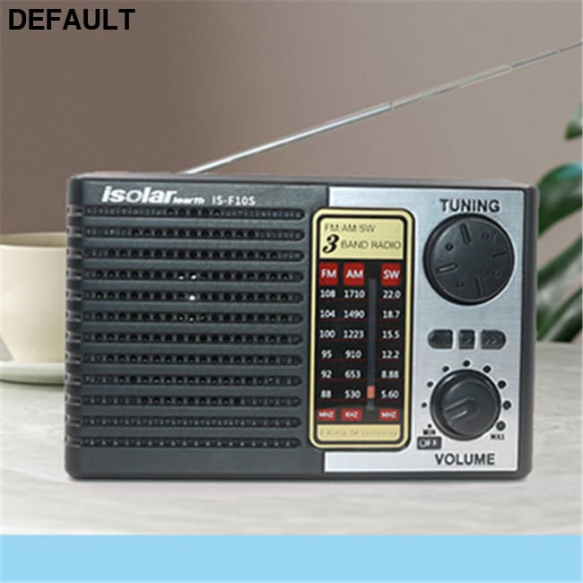 Full Band Bluetooth Card MP3 Player Solar Emergency Charging Black / Standard configuration Portable Radios Best