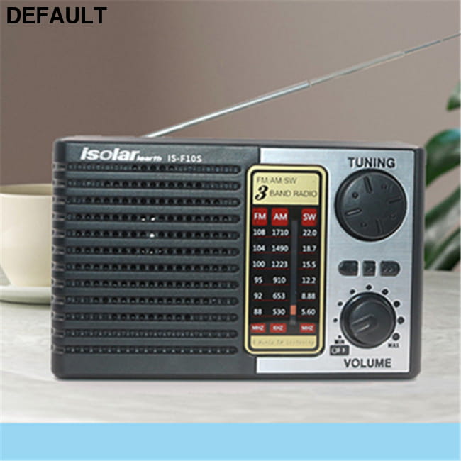 Full Band Bluetooth Card MP3 Player Solar Emergency Charging Black / Standard configuration Portable Radios