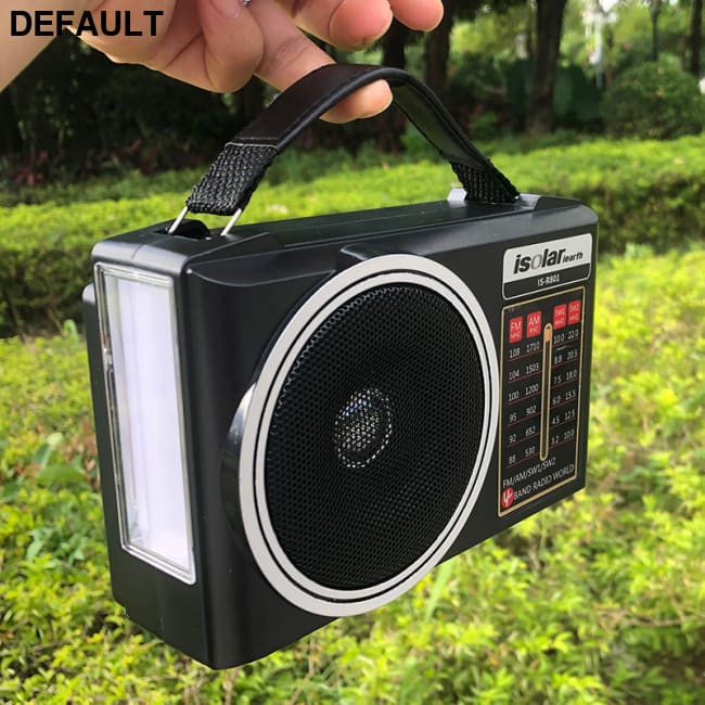 Full Band Radio FM AM Medium Wave Broadcast LED Lighting Portable Radios Best Selling Products