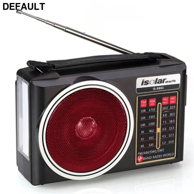 Full Band Radio FM AM Medium Wave Broadcast LED Lighting Red / USB Portable Radios