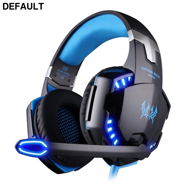 G2000 Head Mounted Gaming Earphones with Wired Illumination Headphones Headsets