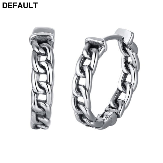 Geometric Triangle Earrings Men Retro Fashion Twisted