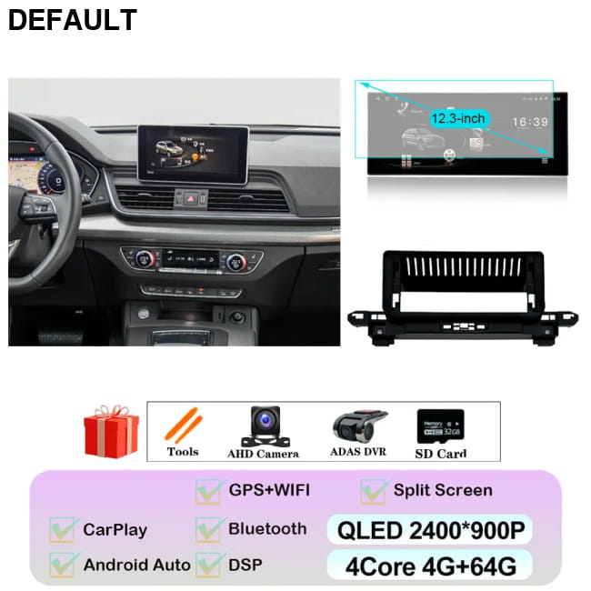 GPS Navi Car Video Multimedia Radio Player Android 16 4G 64G DVR DVD Players