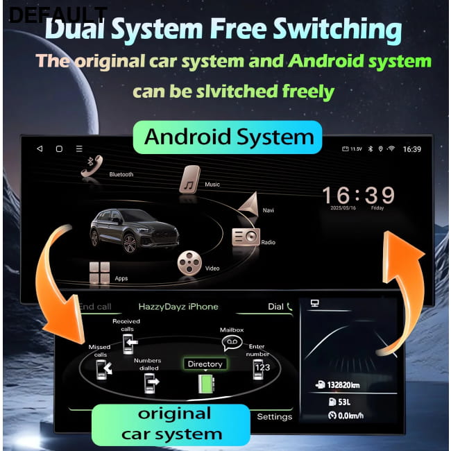 GPS Navi Car Video Multimedia Radio Player Android 16 DVD Players
