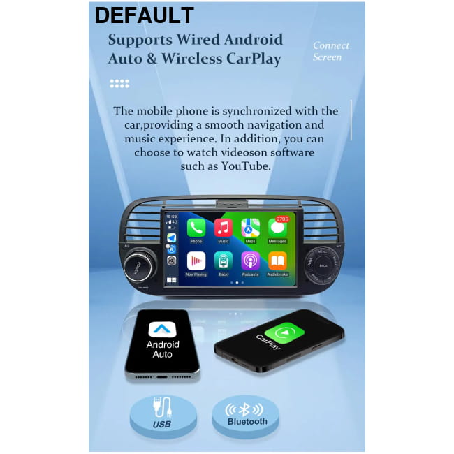 GPS Navigation 7 inch 4G Wifi Car Radio Android 16 for Audi DVD Players Motor Vehicle A/V & In-Dash Systems