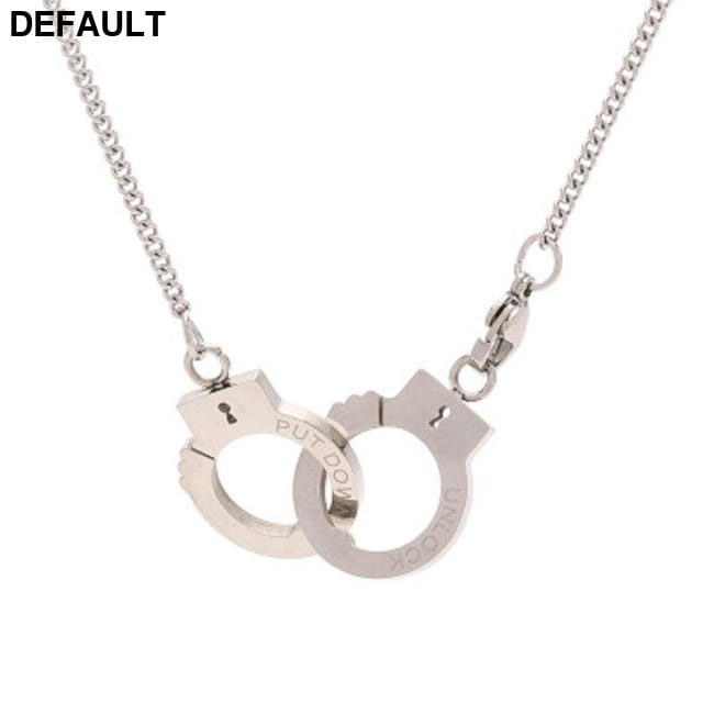 Handcuff Pendant Necklace Fashion Friendship Necklaces Sterling Silver