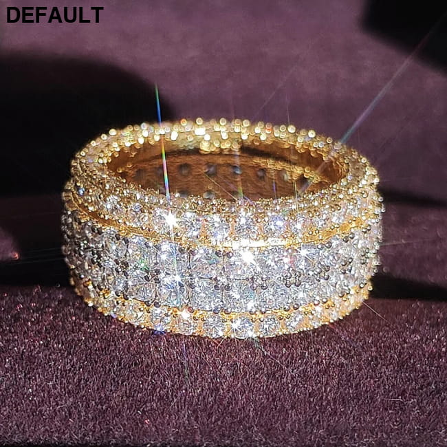 Handmade Luxury ring silver Color 150pcs Round shape AAAA Wedding Rings Best Selling Products