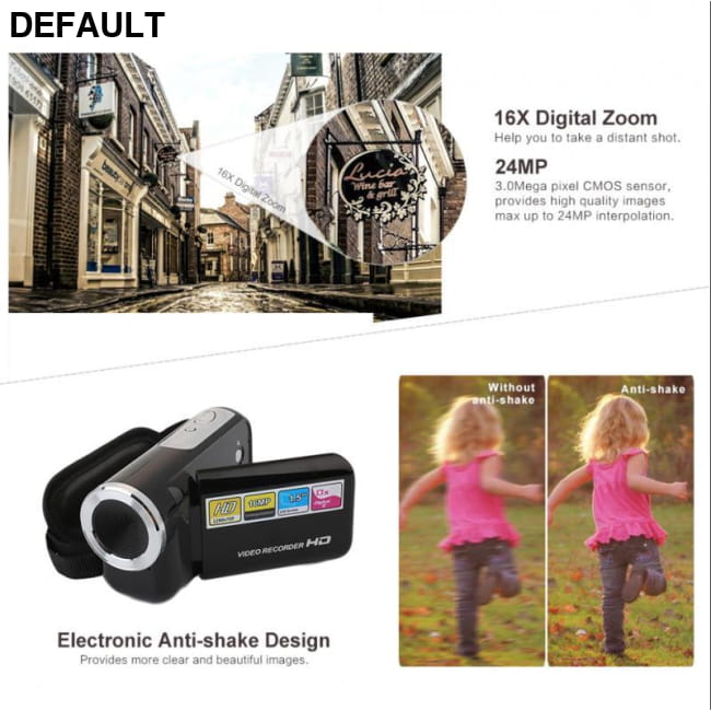 HD Camcorder 4X Zoom LCD Digital Camcorders Cameras