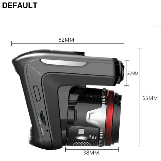 HD Car Camera DVR Dash Cam Recorder Laser Speed Detector Black Cameras Video