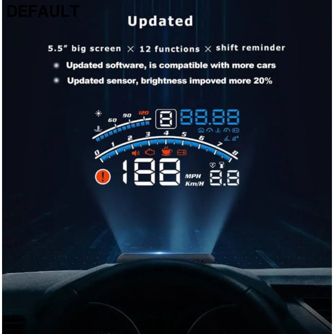 Head Display Speedometer Digital Car Accessories Motor Vehicle Sensors & Gauges