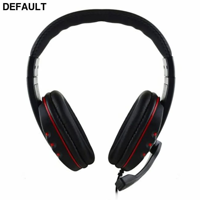 Headphones 3.5mm Wired Gaming Headset Earphones Music Blue / CHINA Headsets