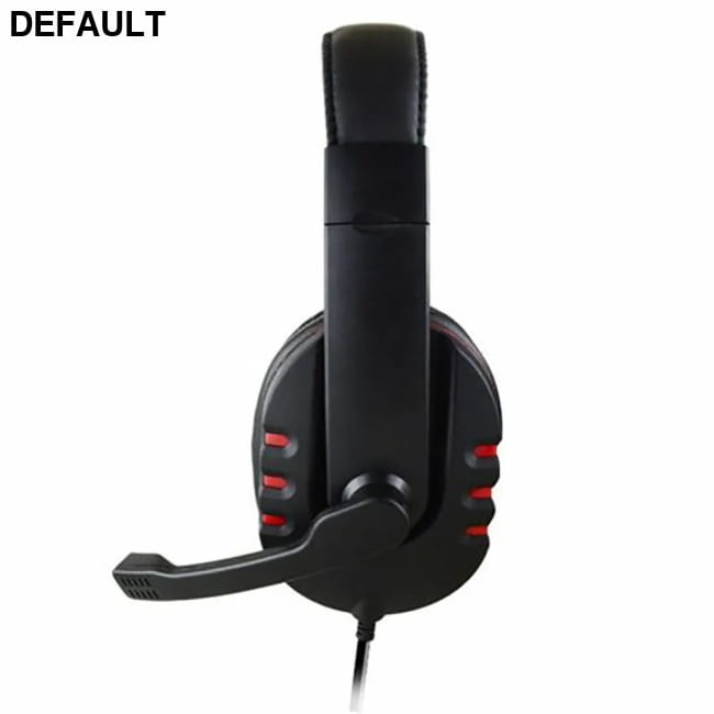 Headphones 3.5mm Wired Gaming Headset Earphones Music Blue / CHINA Headsets