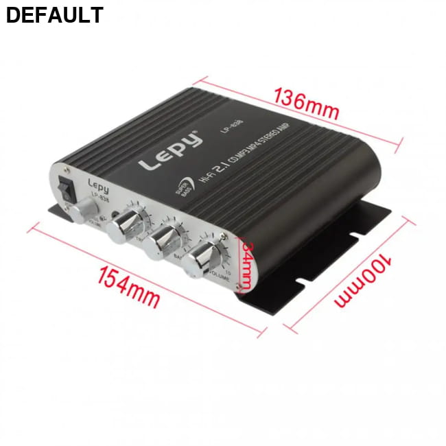 Hi-Fi 2.1 LP-838 Power Car Amplifier for Motorbike Home MP3 Amplifiers Motor Vehicle