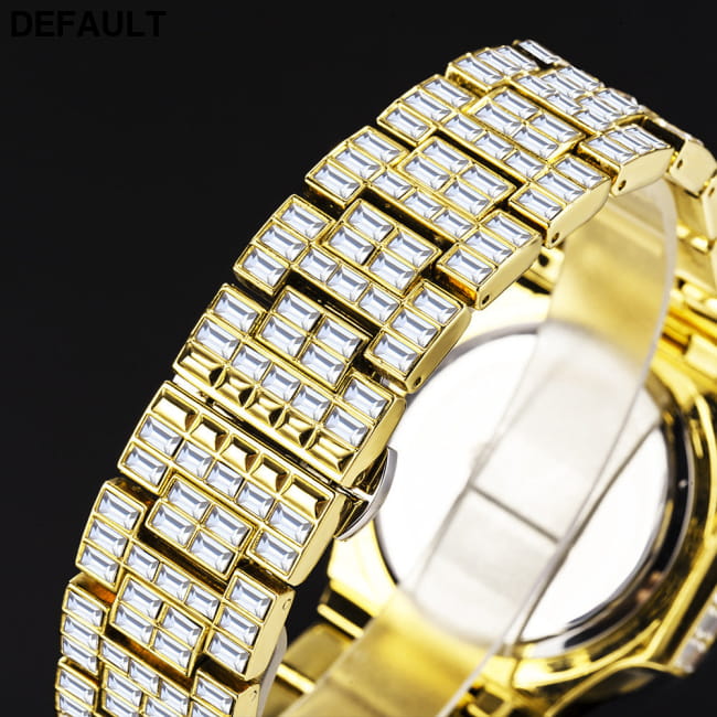 High-grade Full Drill Square Waterproof Calendar Men Quartz Watches Best Selling Products