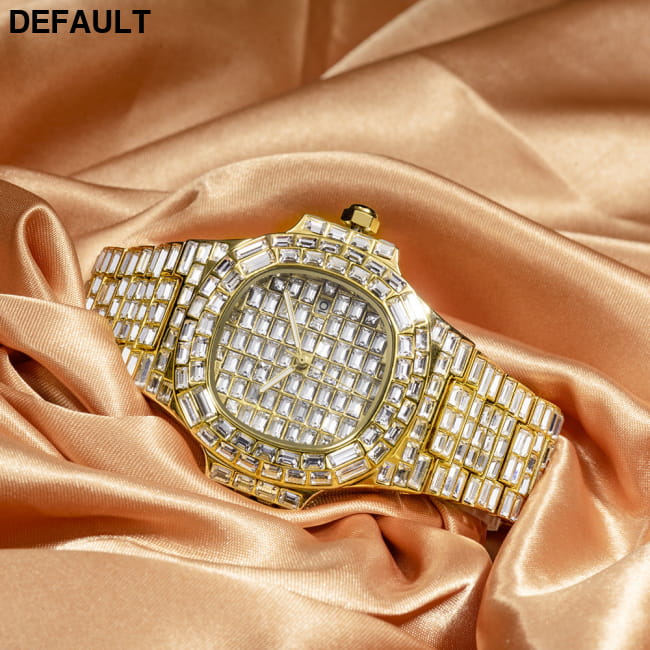 High-grade Full Drill Square Waterproof Calendar Men Quartz Watches Best Selling Products