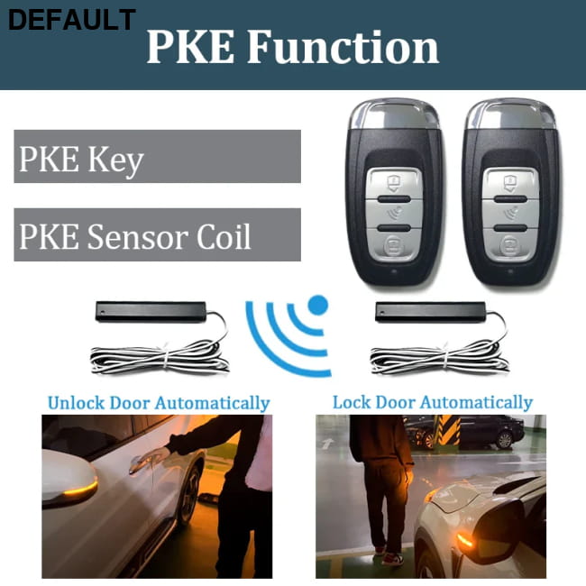 Hippcron Car Alarm Remote Control PKE Keyless Entry & Security Systems Automotive