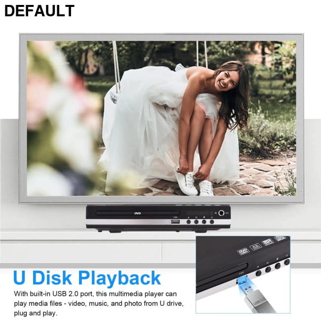 Home DVD Player CD Disc Digital Multimedia US Players & Blu-ray