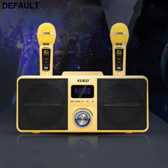 Home KTV Audio Creative Dual Microphone Subwoofer Mobile Portable Systems System Speakers