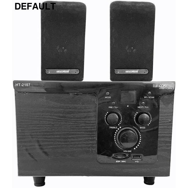 Home Theater 2.1 Set Black Speakers Electronics