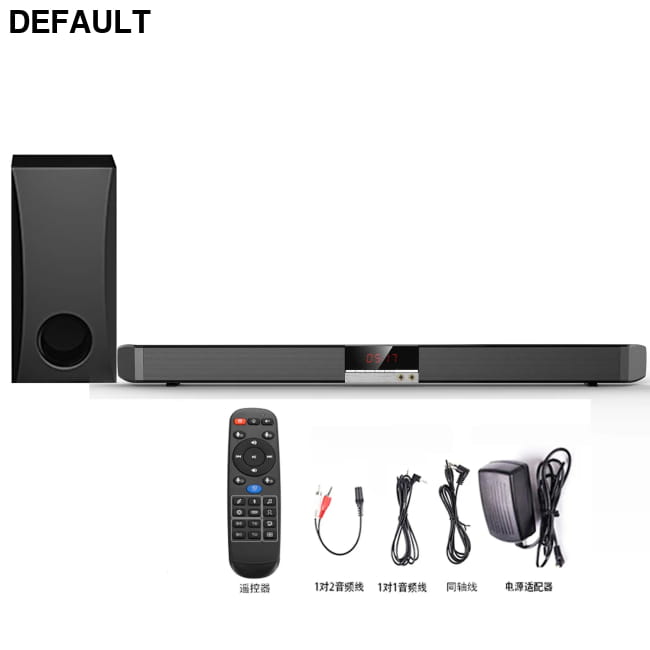 Home Theater System 2.1 Channels Wireless Soundbar SR100K Speakers Electronics