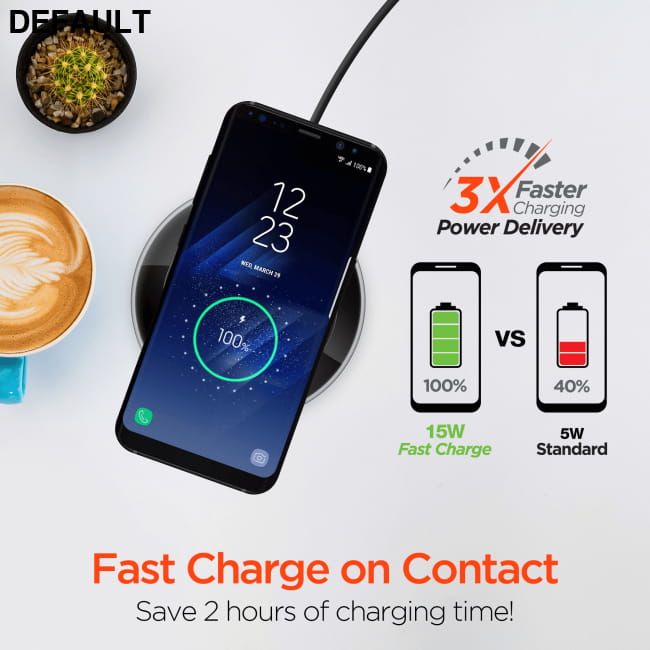 HyperGear ChargePad Pro 15W Wireless Fast Charger USB-C Car Accessories Chargers