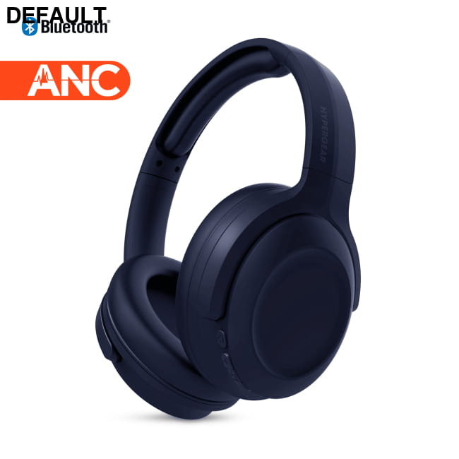 HyperGear Stealth2 ANC Wireless Headphones Blue Over-Ear