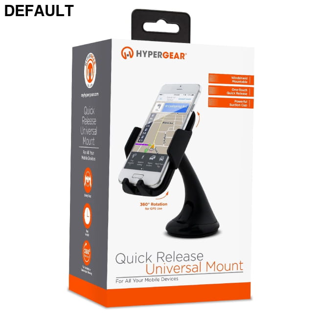 HyperGear Universal Car Mount Black Accessories Electronics