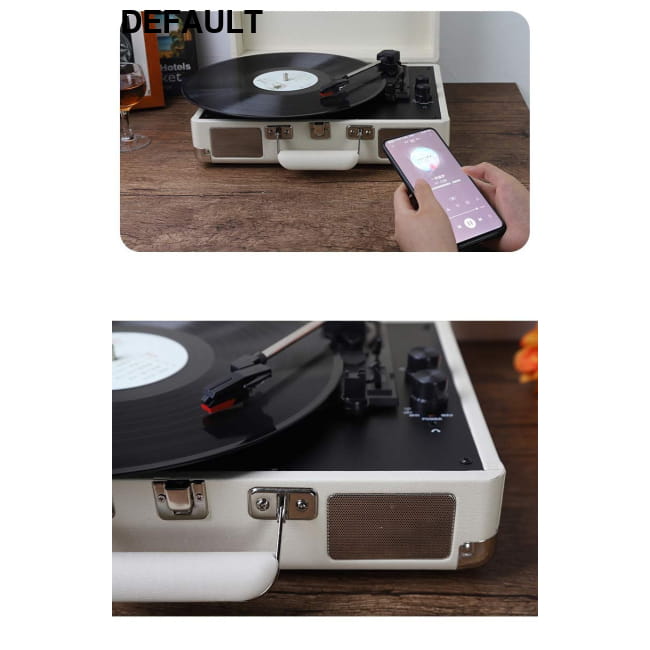Integrated Vinyl Record Player Home Audio Receiver Turntables & Players
