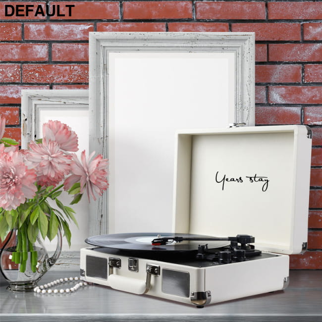 Integrated Vinyl Record Player Home Audio Receiver Turntables & Players