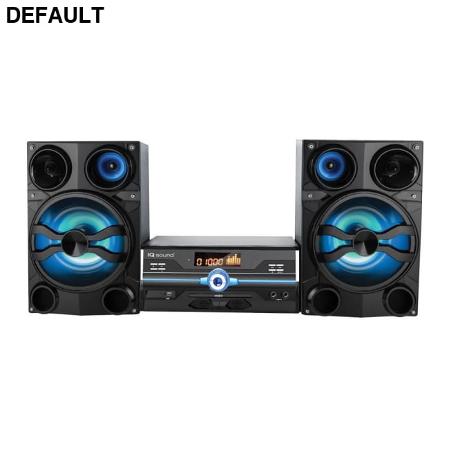IQ Sound HiFi Multimedia Audio System with Bluetooth, Black / US Home Theater Systems Speakers
