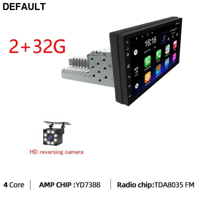 JMANCE 1DIN FM 7 Inch Adjustable car radio Android 9.1 DVD GPS Players Stereo Systems