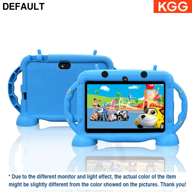 Kids Tablet 7 inch for 3-12 Educational 1pc blue Tablets Computers
